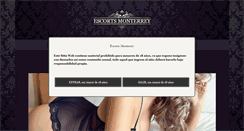 Desktop Screenshot of escortsmonterrey.net